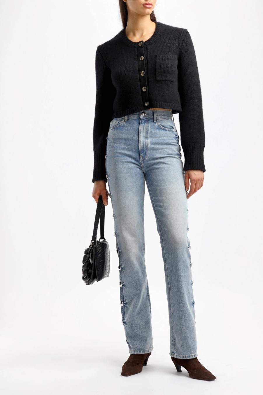 Vetements Khaite | Cardigan Lavan En Noir