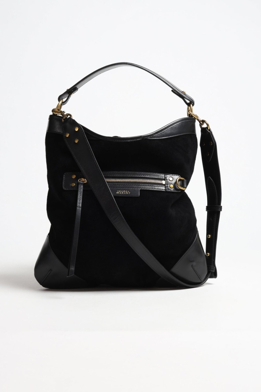 Sacs Isabel Marant | Sac Botsy Day Suede En Noir