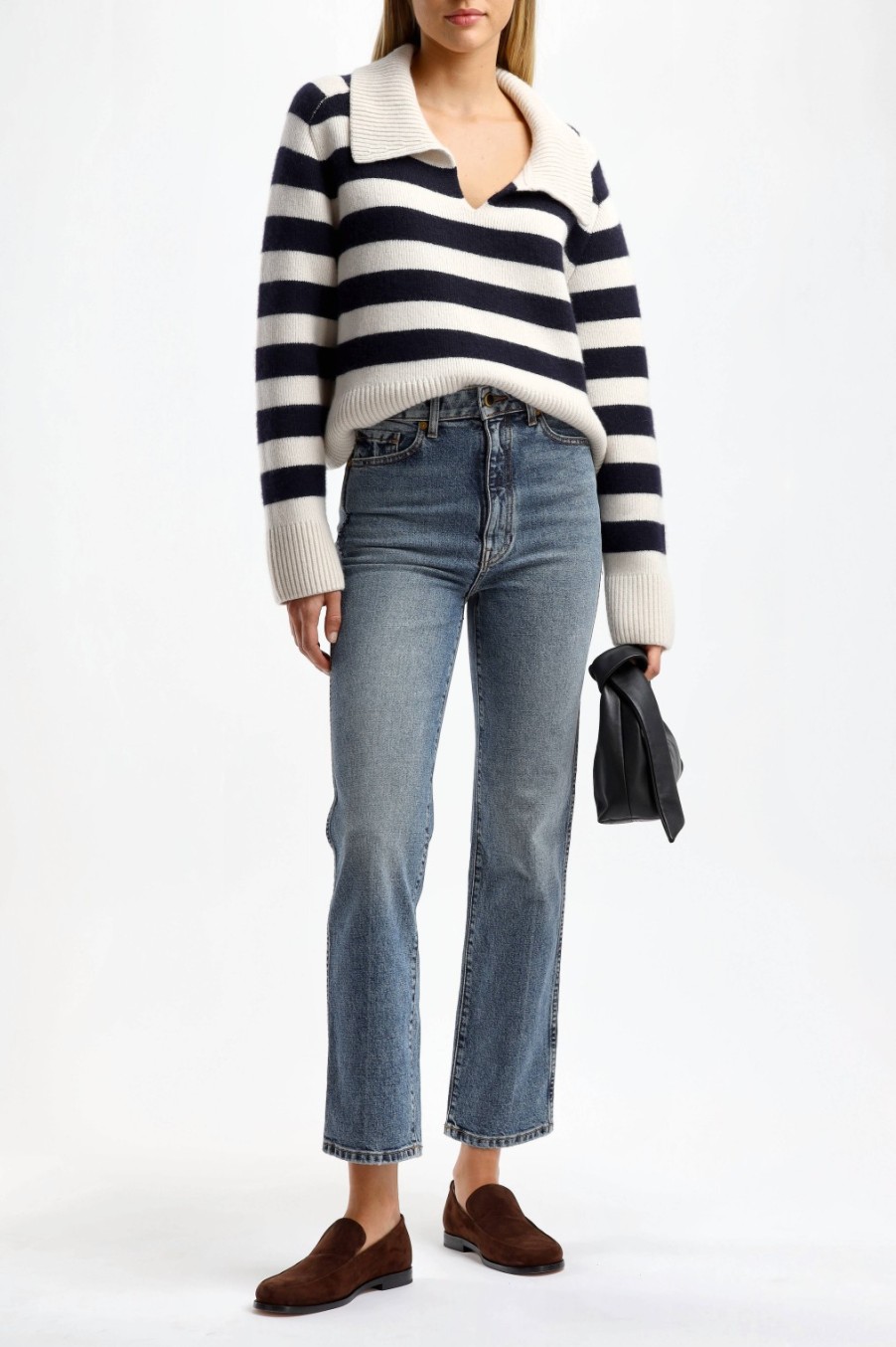 Vetements Khaite | Pull Franklin En Magnolia/Navy