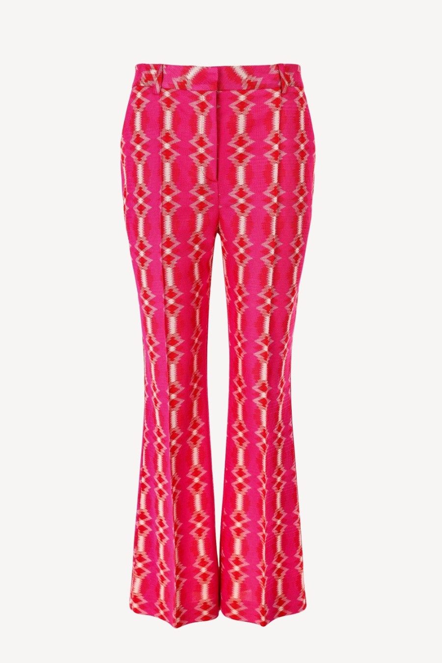 Vetements Missoni | Pantalon Bootcut Magenta/Rouge