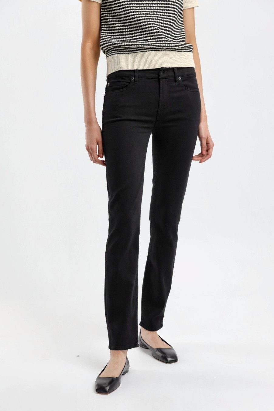 Vetements 7 For All Mankind | Jeans Roxanne Bair En Noir
