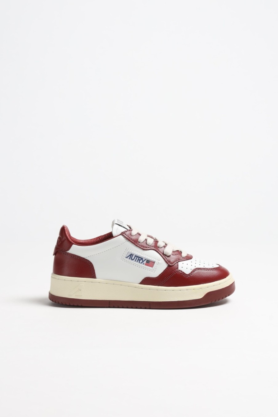 Chaussures Autry | Baskets Bicolor Up En Blanc/Syrah