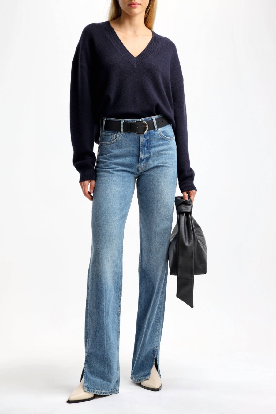 Vetements Anine Bing | Pull Lee En Bleu Marine