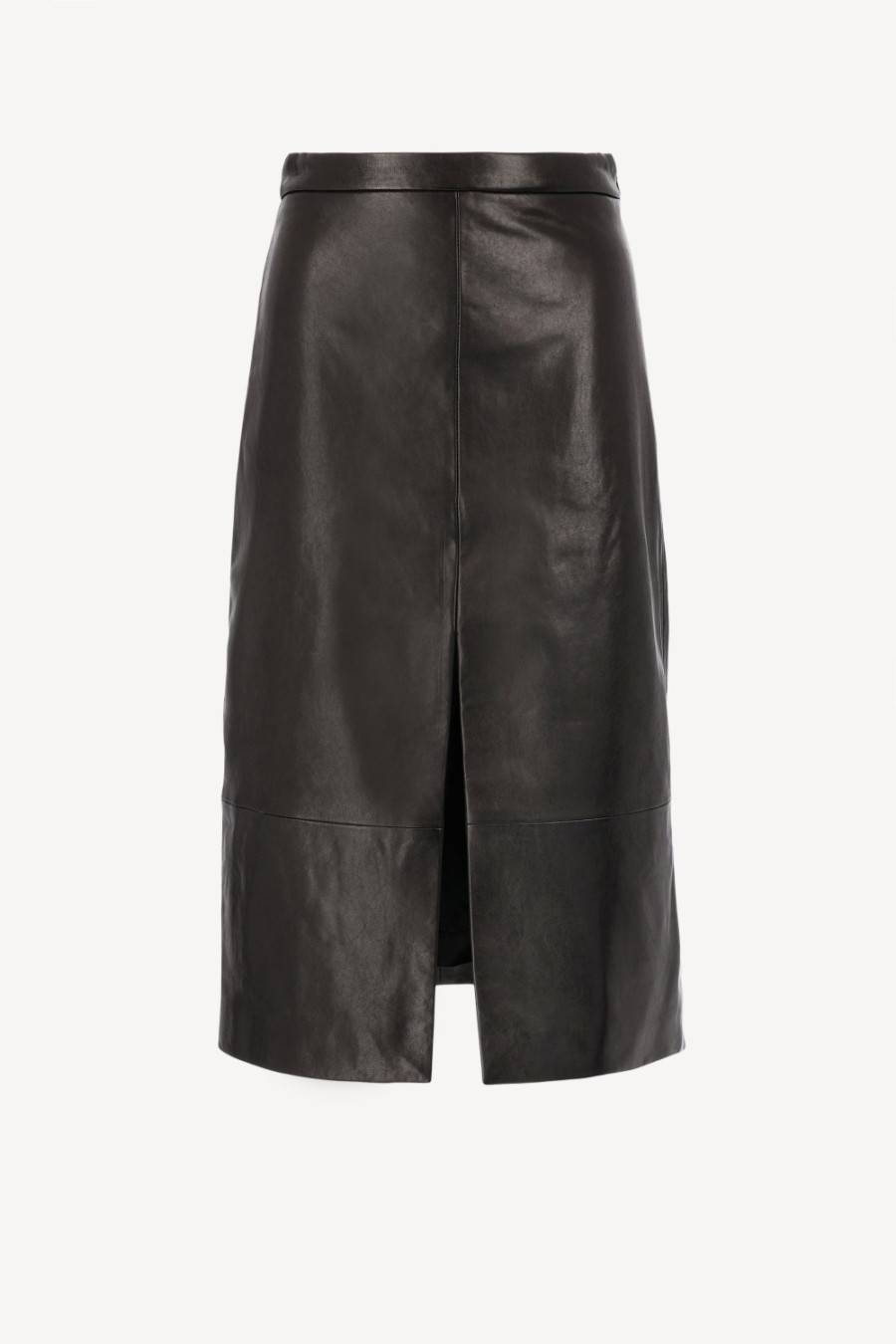 Vetements Khaite | Jupe En Cuir Fraser En Noir