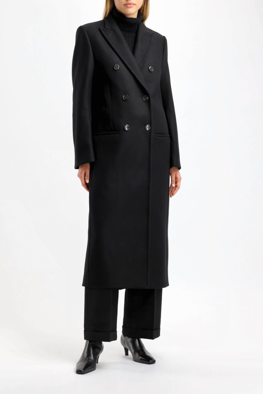 Vetements Toteme | Manteau Tailored En Noir