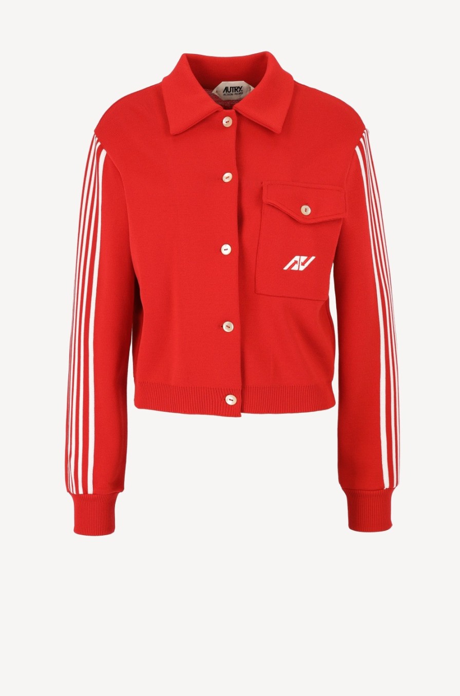 Vetements Autry | Veste Sporty En Rouge