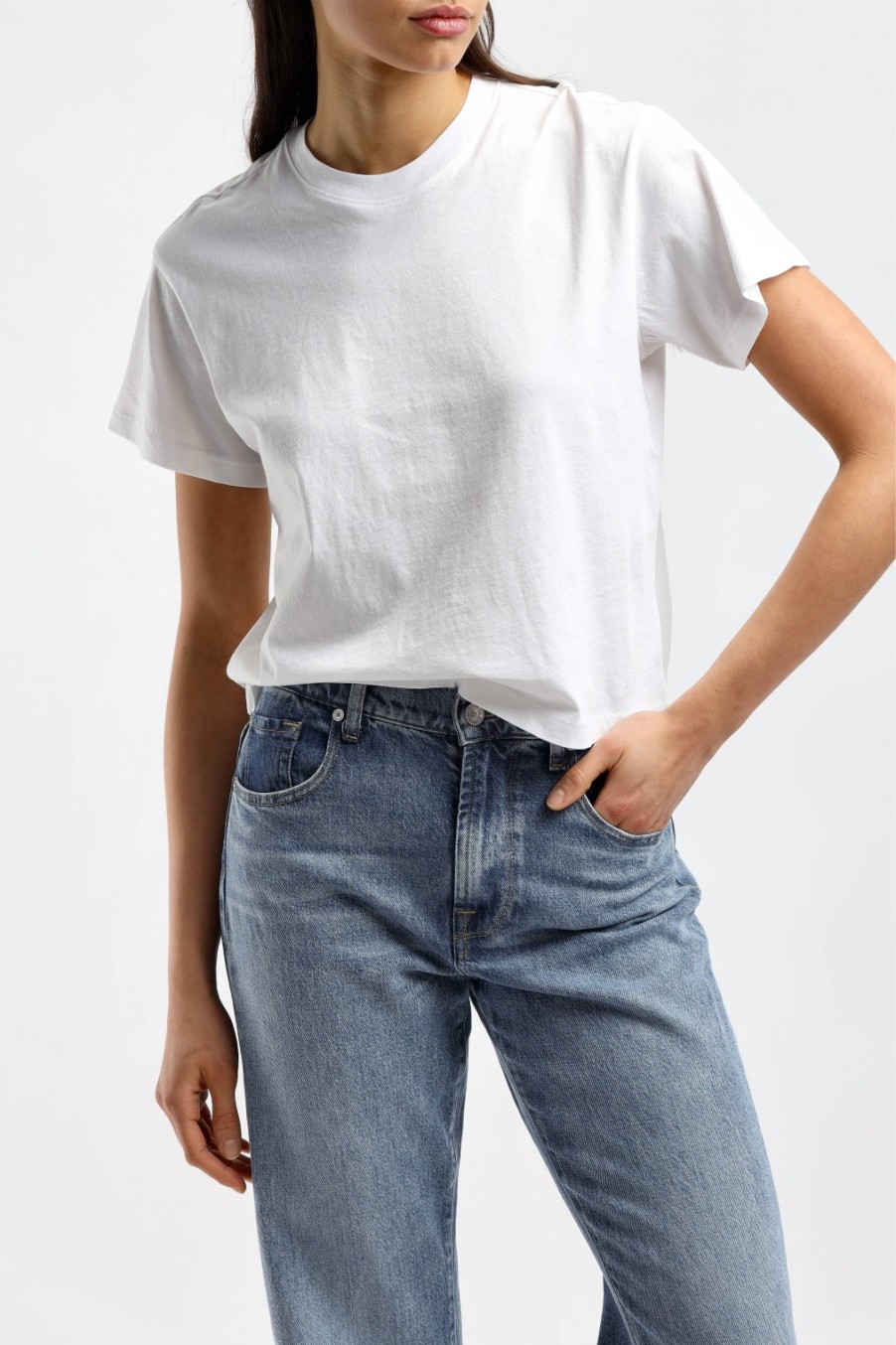Vetements Anthony Thomas Melillo | T-Shirt Classic Boy En Blanc