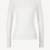 Vetements James Perse | T-Shirt Manches Longues Crew En Blanc
