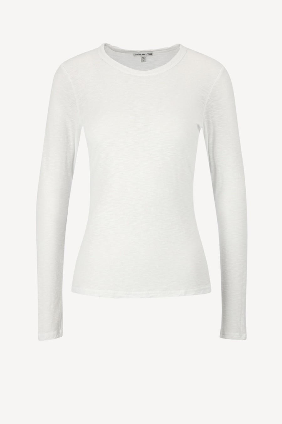 Vetements James Perse | T-Shirt Manches Longues Crew En Blanc