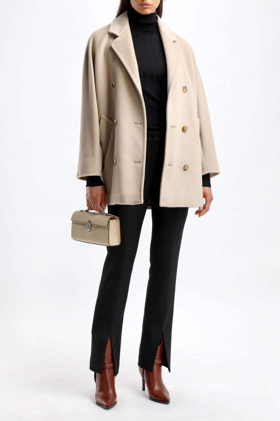 Vetements Max Mara | Veste Rebus En Sable