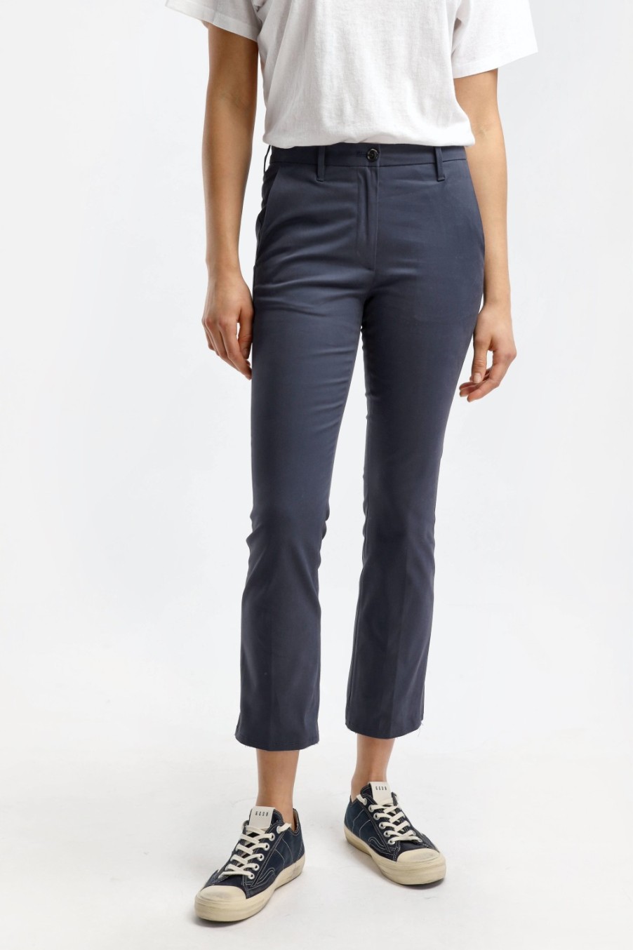 Vetements Nine In The Morning | Pantalon Rome Trumpet En Bleu Marine