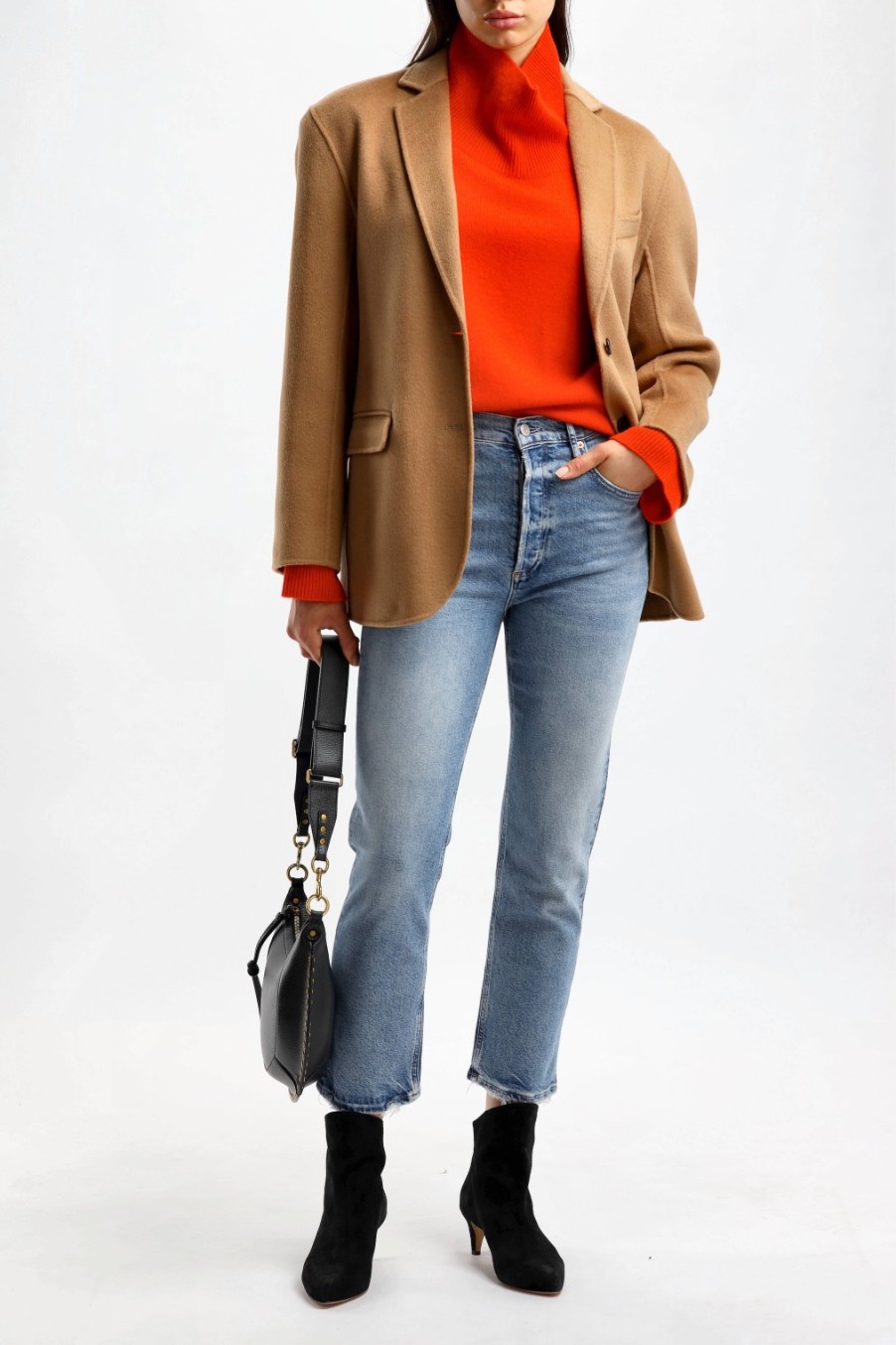 Vetements Van Kukil | Pull Jean En Kukil Orange