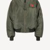 Vetements Schott x Anita Hass | Veste Airforce 90S 'Heart' Dans Army