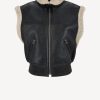 Vetements Isabel Marant | Gilet Aviel En Noir Fondu