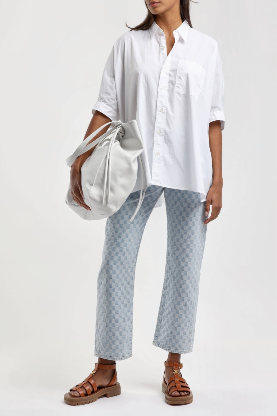 Vetements R13 | Blouse Oversized Boxy En Blanc