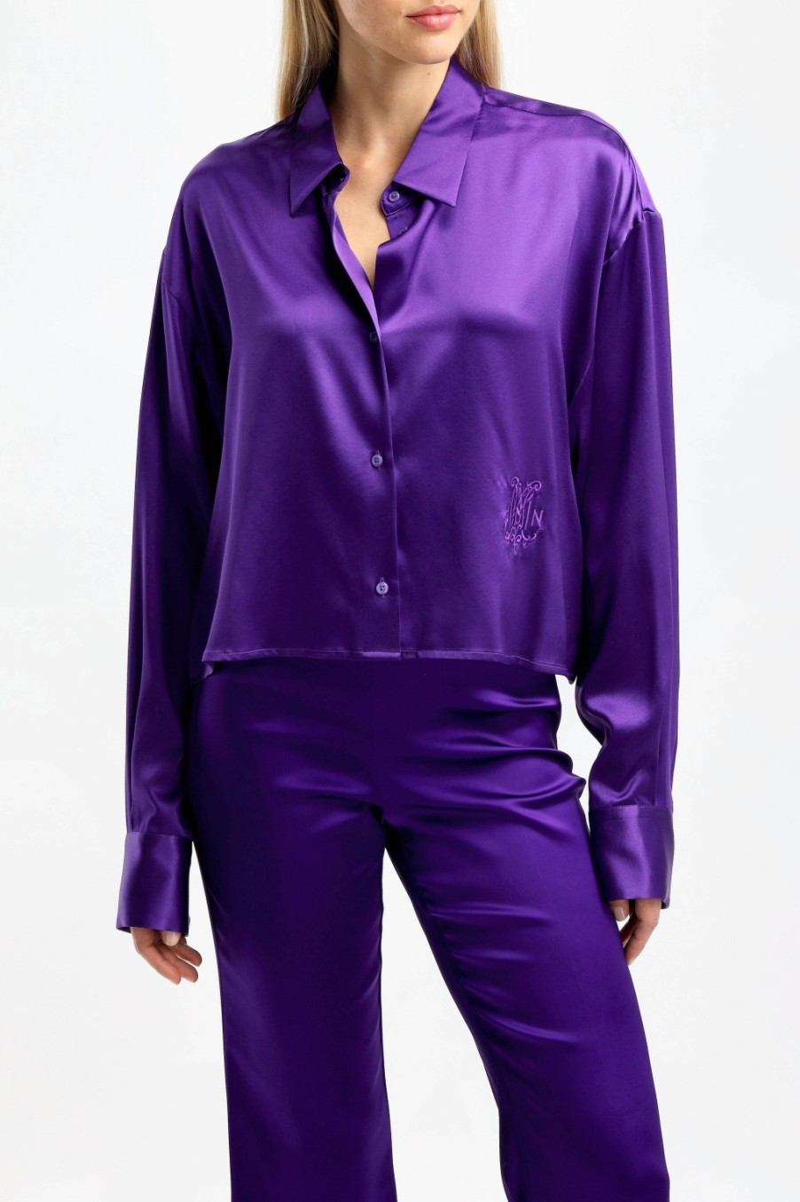 Vetements DMN | Blouse Bebe Chloe En Violet