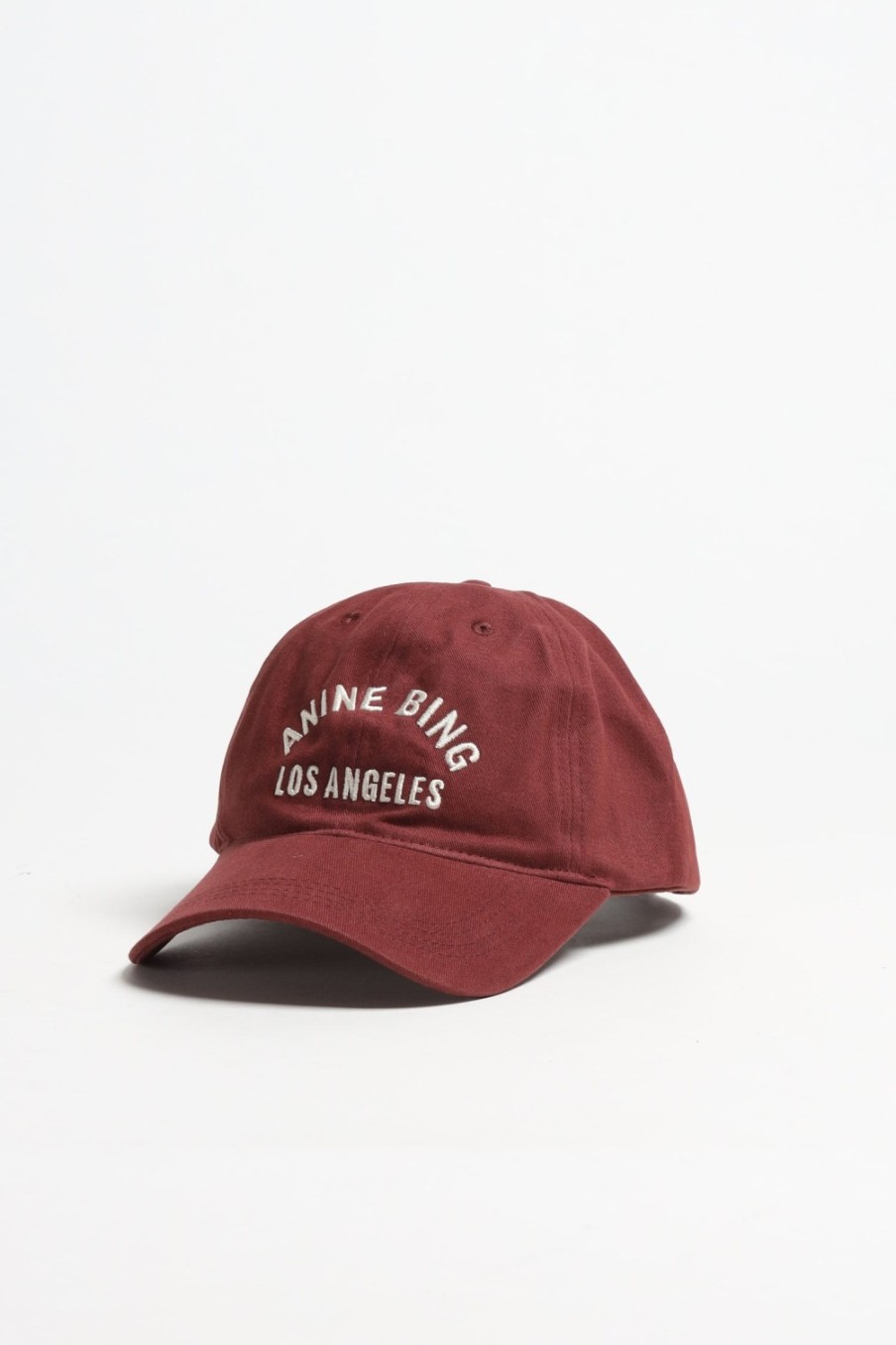 Accessoires Anine Bing | Casquette Jeremy La En Cerise Foncee