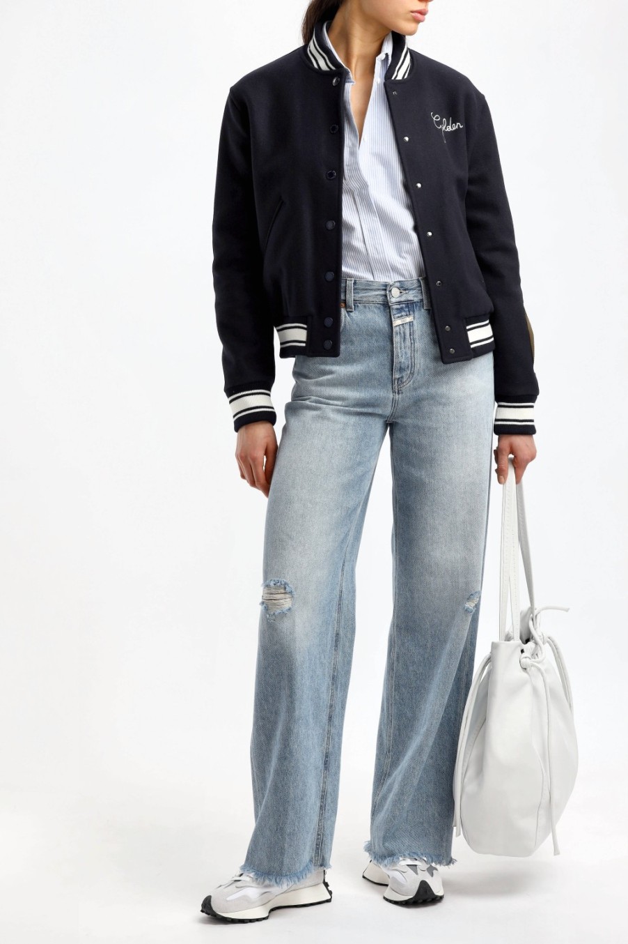 Vetements Golden Goose | Veste Bomber Golden In Dark Blue