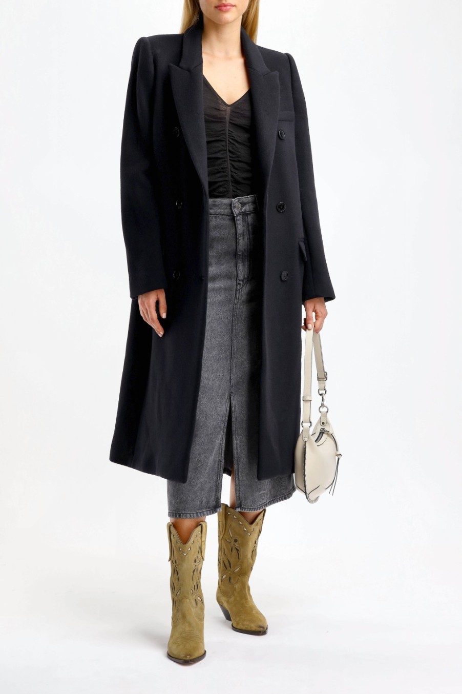 Vetements Isabel Marant | Manteau Enarryli En Noir