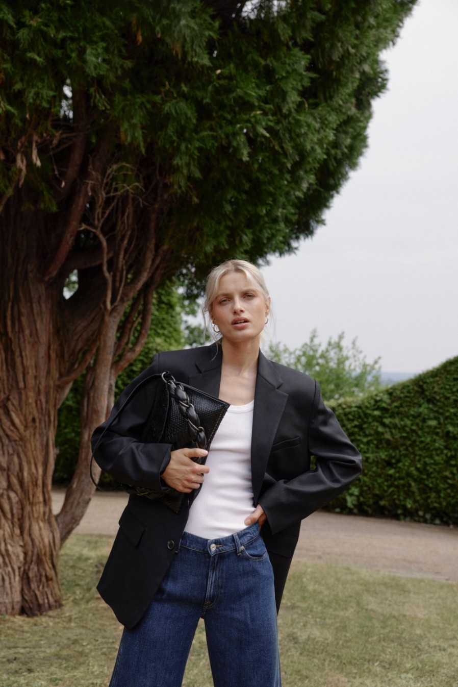 Vetements Nili Lotan | Blazer Boyfriend En Noir