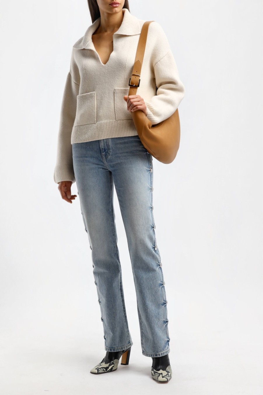 Vetements Khaite | Pull Fauna En Magnolia