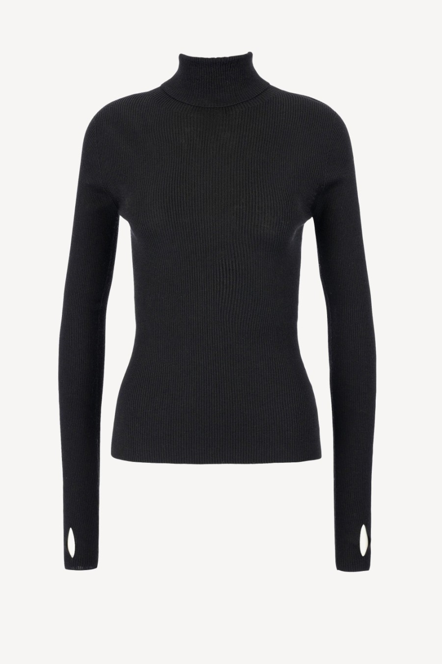 Vetements Lala Berlin | Pull A Col Roule Kalliopi En Noir
