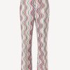 Vetements Missoni | Pantalon Bootcut Bleu/Rose