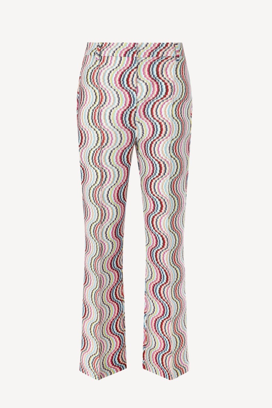 Vetements Missoni | Pantalon Bootcut Bleu/Rose