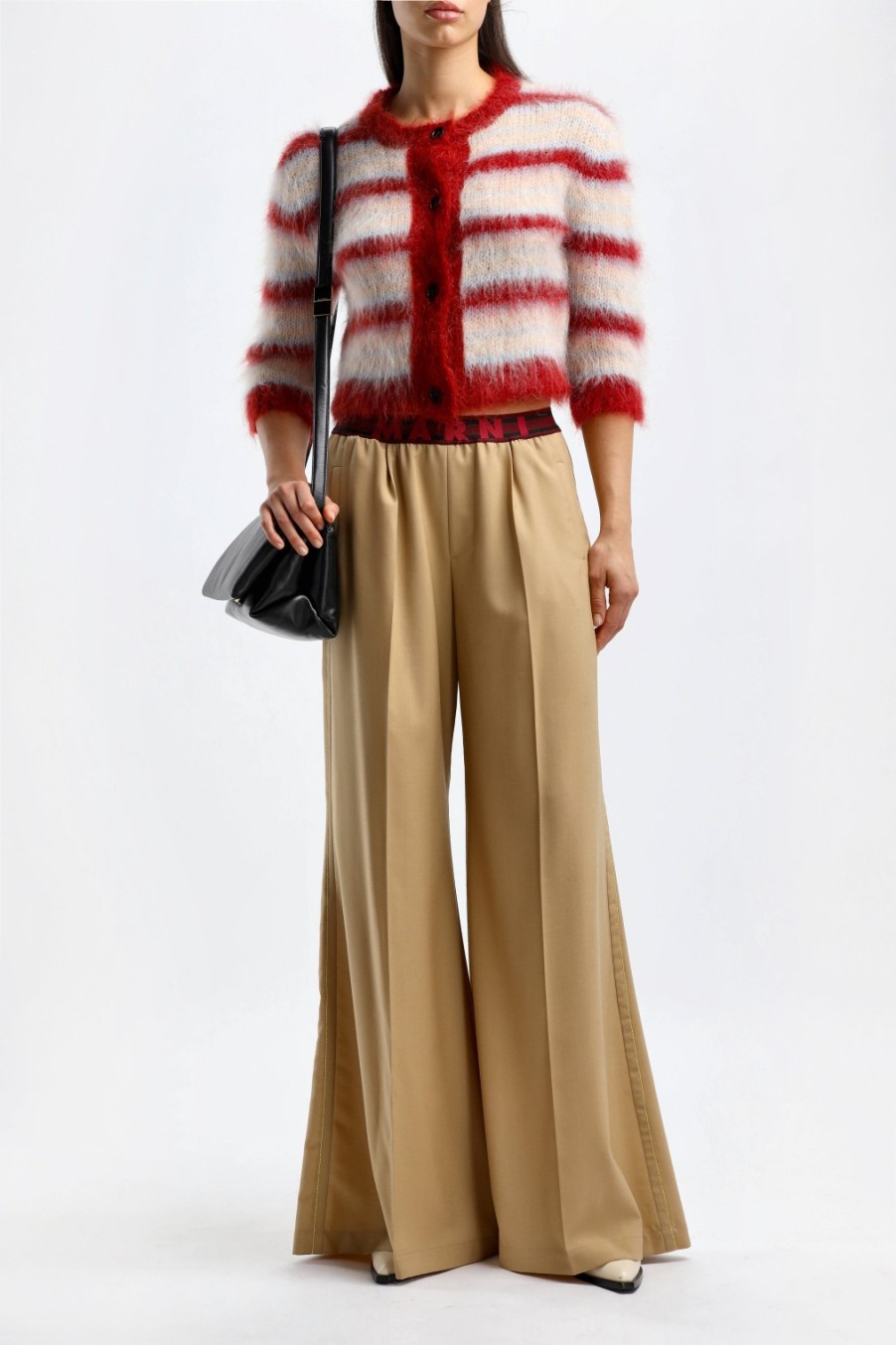 Vetements Marni | Pantalon Evase A Dijon