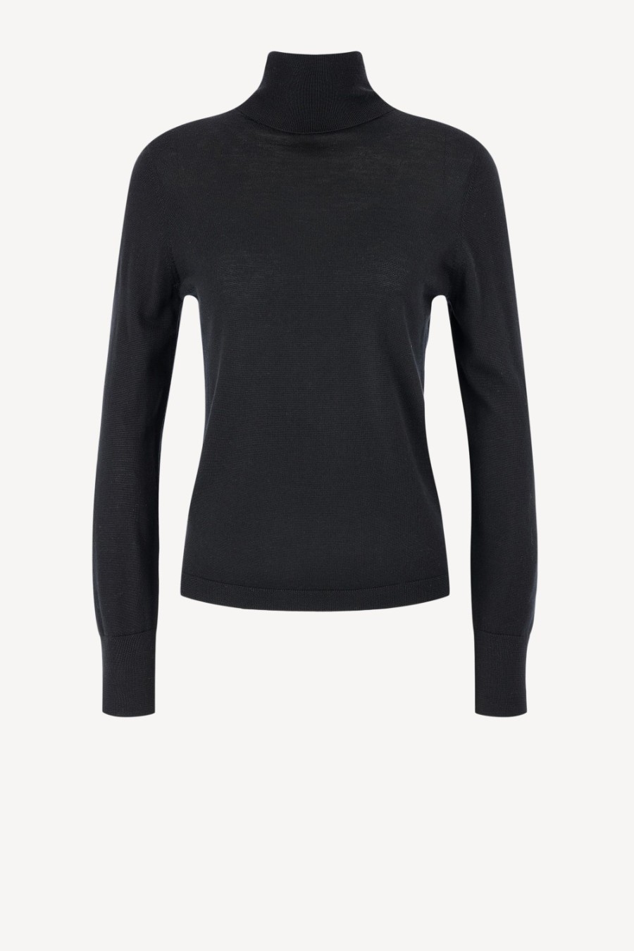 Vetements Allude | Pull A Col Roule Fitted En Noir