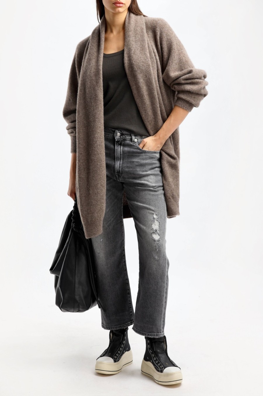Vetements Frenckenberger | Cardigan Grandpa En Marron