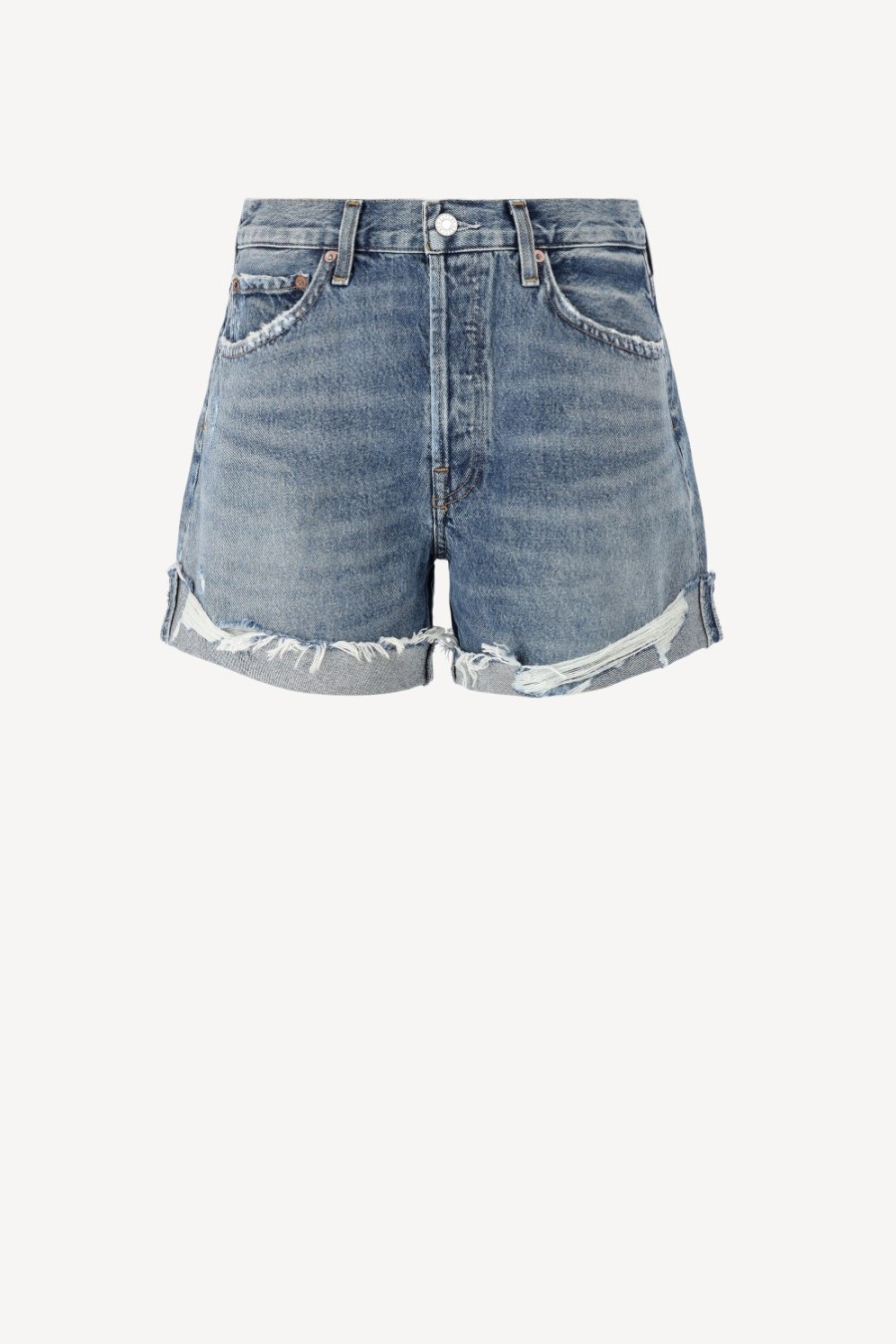Vetements Agolde | Short Parker Dans Heat Wave