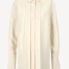 Vetements Toteme | Blouse Pleated En Macadamia