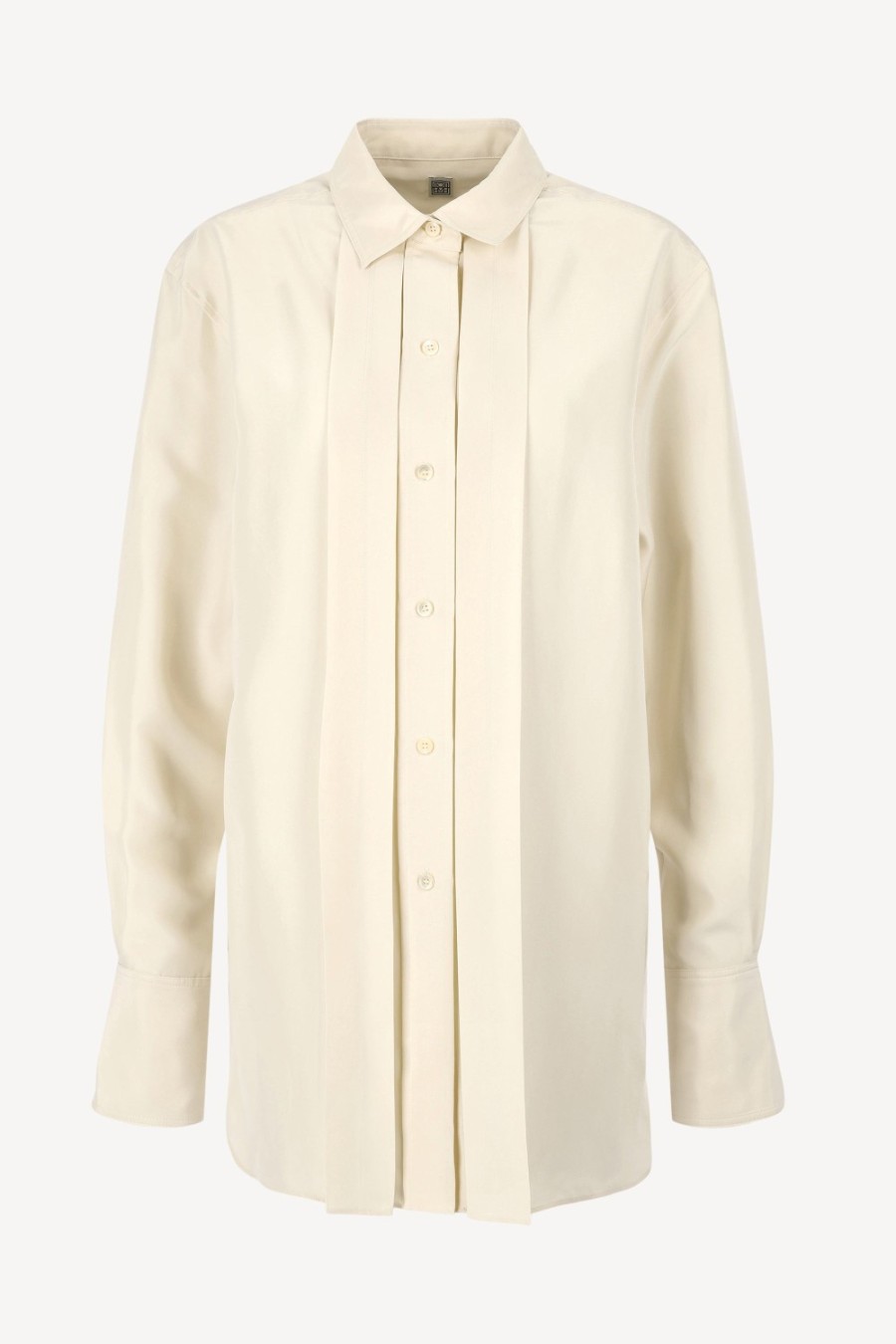 Vetements Toteme | Blouse Pleated En Macadamia