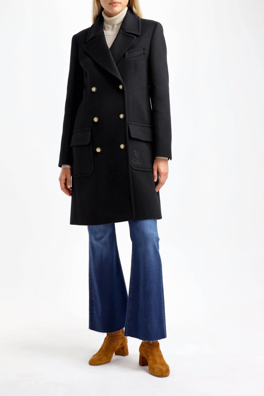 Vetements DMN | Manteau Jean Marc En Noir