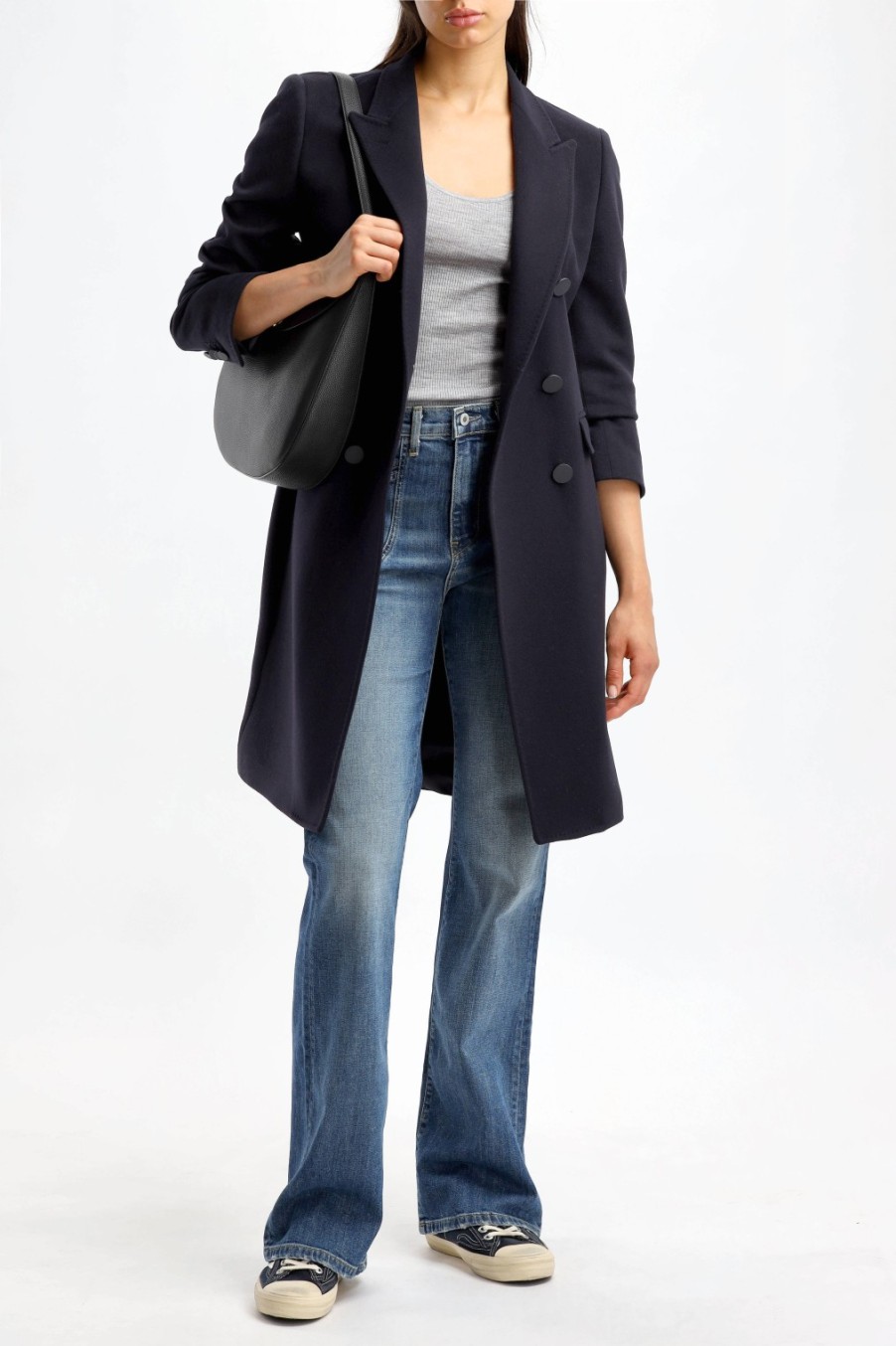 Vetements Tagliatore | Manteau Parigi En Bleu