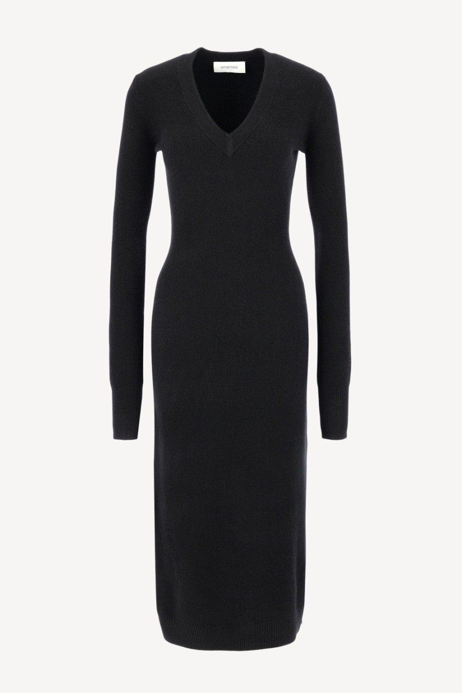 Vetements Sportmax | Robe En Tricot Divo En Noir