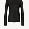 Vetements Tibi | Top Sheer Gauze En Noir