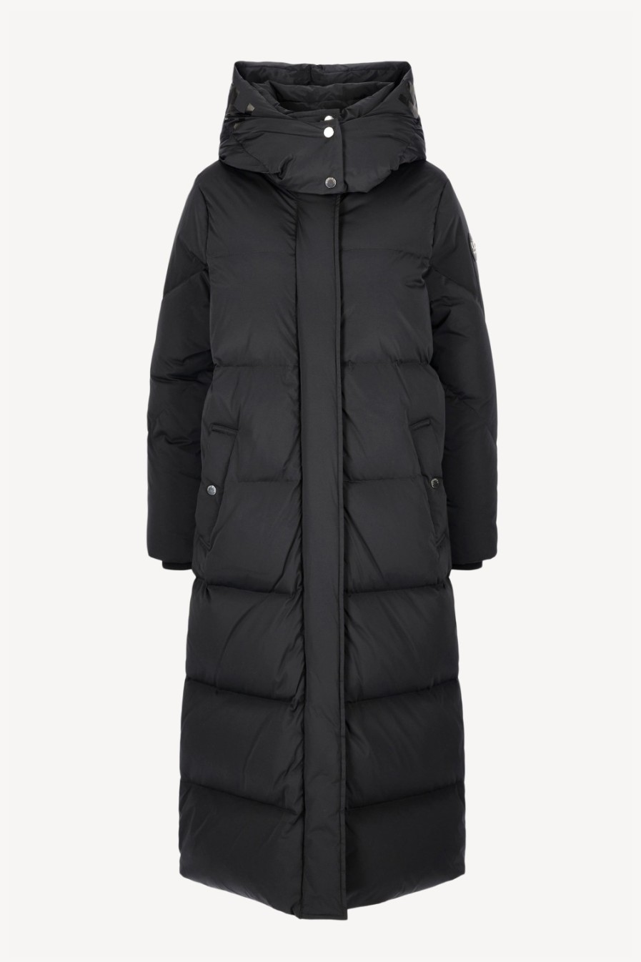 Vetements Woolrich | Parka Aurora Long En Noir