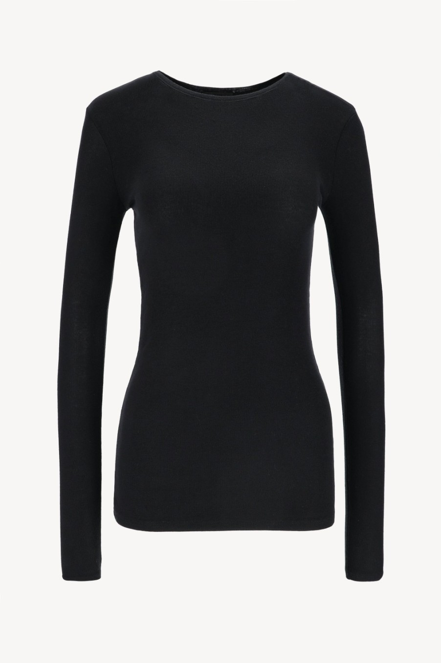 Vetements Anthony Thomas Melillo | T-Shirt Long Modal Rib En Noir