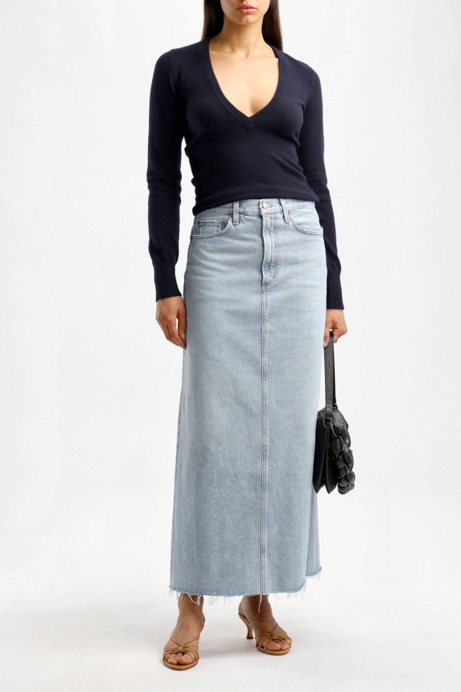 Vetements Extreme Cashmere | Pullover Deco N° 286 En Bleu Marine