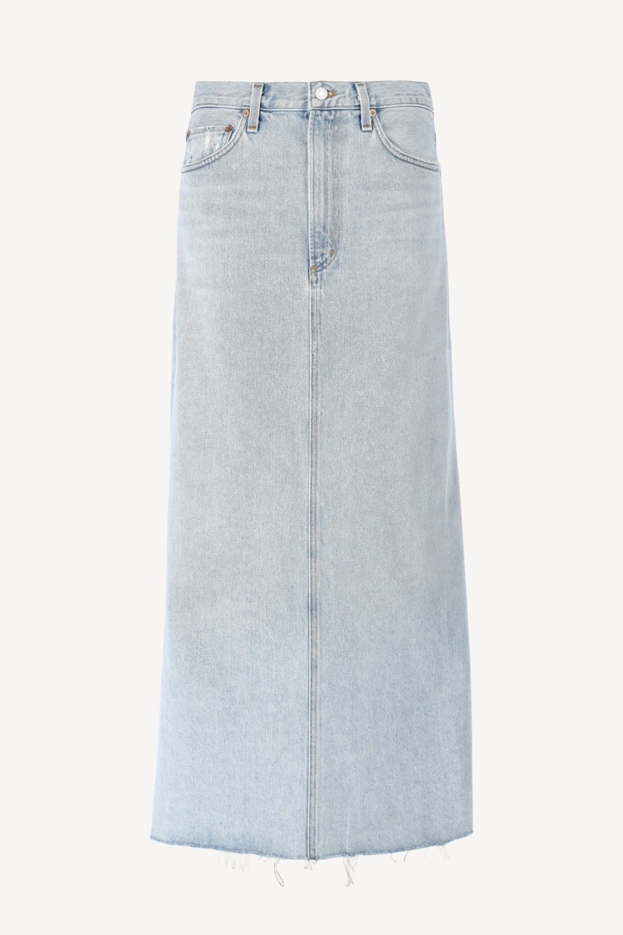 Vetements Agolde | Jupe En Jean Hilla In Practice