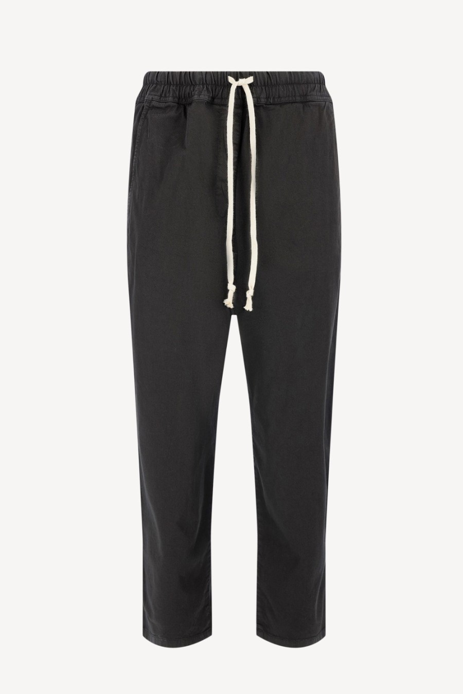 Vetements Nili Lotan | Pantalon Casablanca Drawstring En Noir De Jais