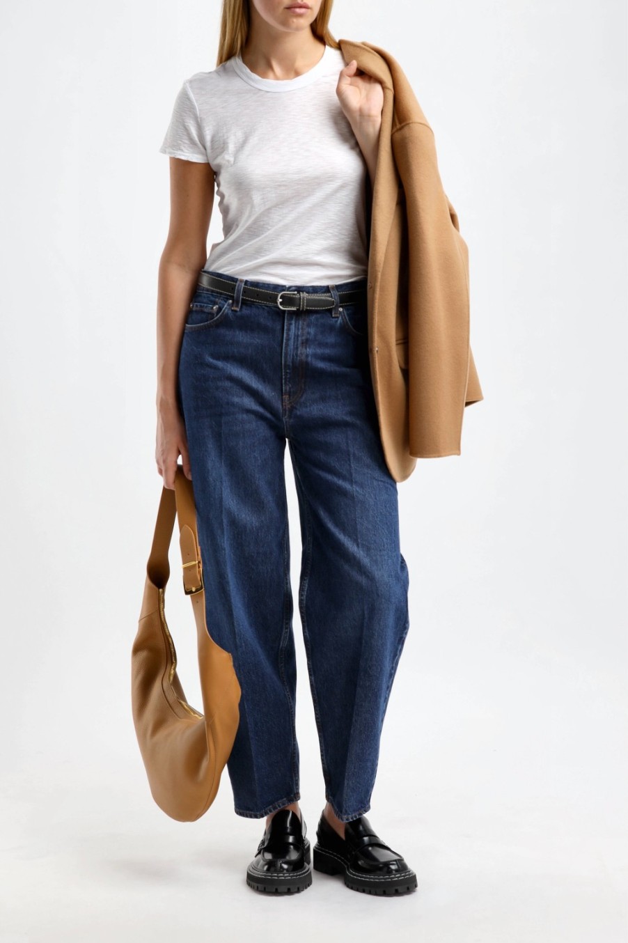 Vetements James Perse | T-Shirt Sheer Slub Crew En Blanc