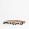 Accessoires Khaite | Ceinture Bambi Skinny Python In Natural