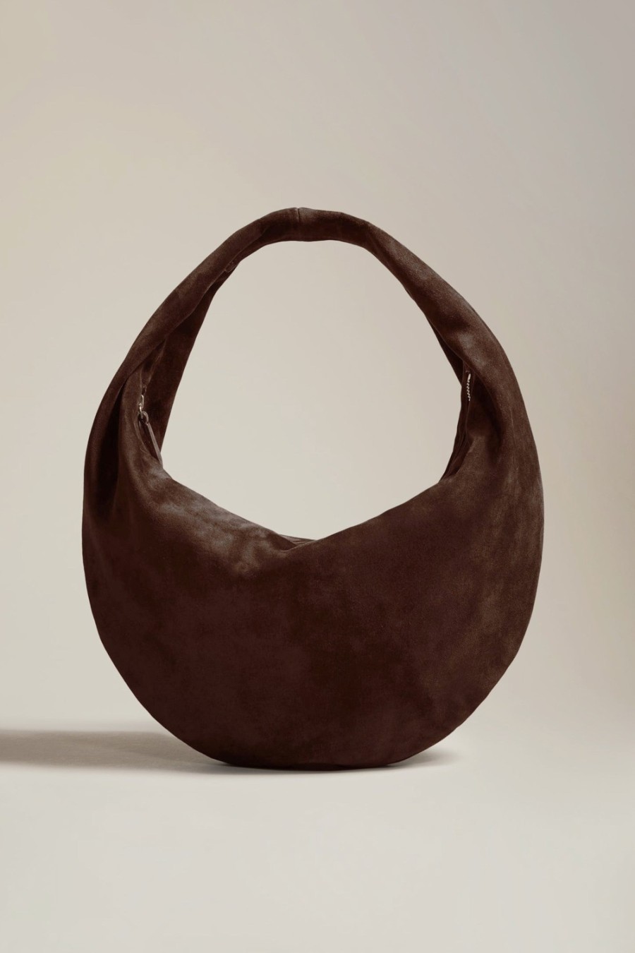 Sacs Khaite | Sac Olivia Medium Suede A Coffee