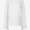 Vetements Michael Kors Collection | Blouse En Soie Split In Optic White