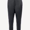 Vetements Nili Lotan | Pantalon En Soie Paris En Noir