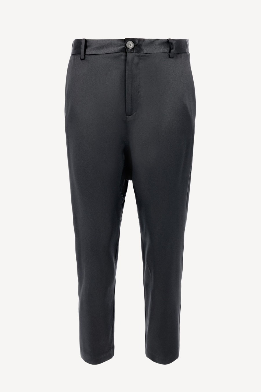Vetements Nili Lotan | Pantalon En Soie Paris En Noir