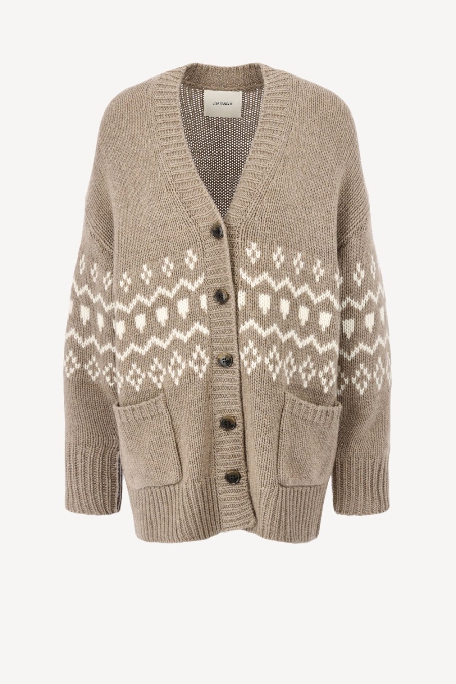 Vetements Lisa Yang | Cardigan Greyson Dans Mole/Cream